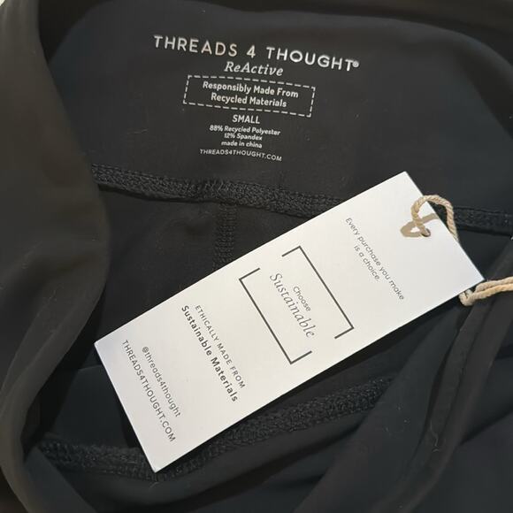 Threads 4 Thought Claire High Waist 7/8 Leggings in Jet Black - Picture 5 of 6